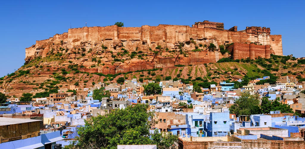 La Ville Bleue Jodhpur au Rajasthan