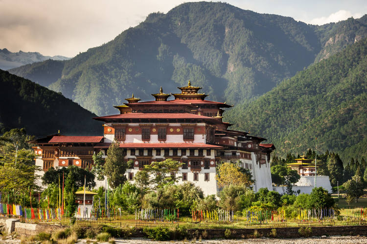 Le plus beau monastère de Punakha