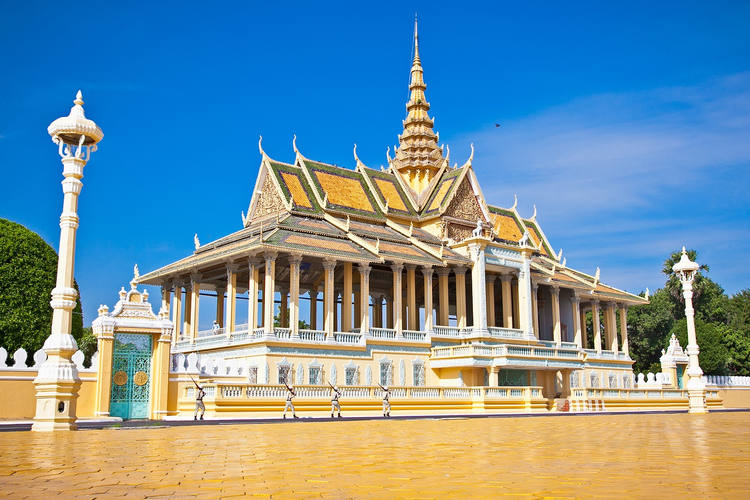 Le Palais royal  à  Phnom Penh